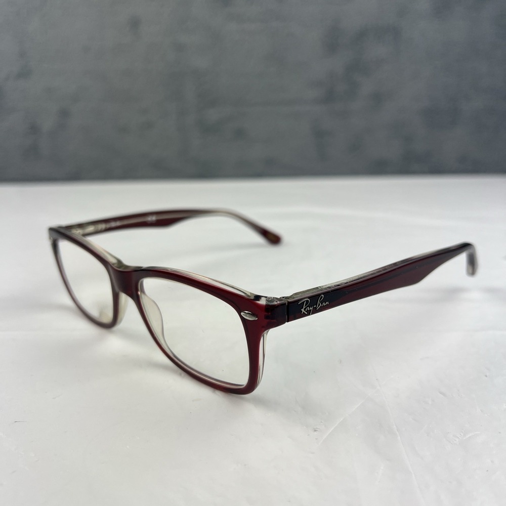 RAY-BAN RB5228 5112 Burgundy Red Crystal Eyeglasses 50-17-140 Frames Only
